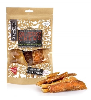 Green&amp;Wilds Ox Jerky Dog Chews 150G
