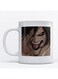 Anime Printed Mug White/Brown/Black