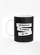 Designer Printed Coffee Mug with Heavy Duty Handle 11oz Ceramic Personalised Gift Mugs Cup [Microwave Safe &amp; Dishwasher Proof] - Fearless, Strong, You