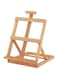 Uhuanyy Heavy Duty Tabletop Wooden H- Frame Studio Easel - Artists Adjustable Beechwood Painting and Display Easel,Holds Up to 31" （80cm）Canvas,Portable Sturdy Table Desktop Holder Stand