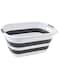 TEKNIS Large foldable laundry basket, gallon pop up storage container, collapsible space saving organiser hamper,for washing and kitchen,toy storage bin Dog Bathtub (Small/26L)