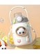 Cute panda Kids 650 ML Stainless Steel Water Bottle with Shoulder Strap &acirc;&euro;&ldquo; Durable, Leak-Proof, and Multi-Functional Design for School and Other