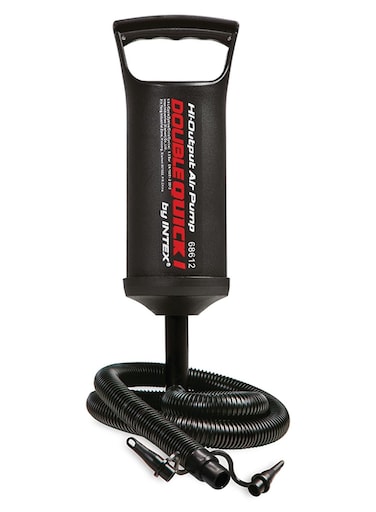 Double Quick Hand Air Pump Black 11.5inch