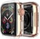 غطاء حماية شفاف عالي الوضوح فائق النحافة مع واقي شاشة مدمج من مادة TPU لساعة Apple iWatch 44mm Series 4 - عبوة من قطعتين