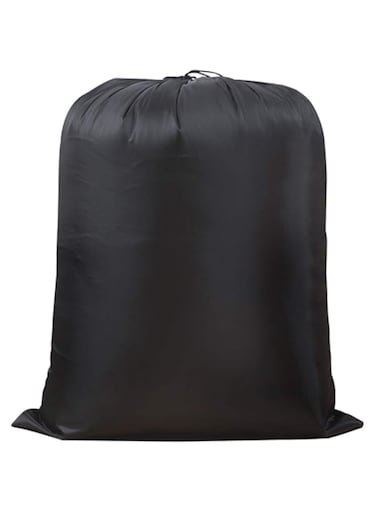 IWEIK Multipurpose Black Extra Large Heavy Duty Waterproof Laundry Bag Storage Bag 43"x55" Black