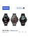 HainoTeko RW-60 Max Waterproof Smartwatch With AMOLED Display LED Torch Light and 3 Pair Straps Designed for Men Black