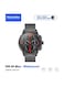 HainoTeko RW-60 Max Waterproof Smartwatch With AMOLED Display LED Torch Light and 3 Pair Straps Designed for Men Black