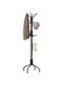 Coat Stand, Metal Coat Rack with 12 Hooks, 4 Legs, Hang Coats, Jackets, Hats, Bags, for Hallway Bedroom Office, Black