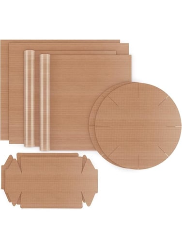 NALACAL 8 Pcs Baking Mats, Non-Stick Silicone Mats for Baking, Reusable Baking Sheet Tray Liner, Washable BBQ Grill Mat, Heat Resistant, Easy to Clean, Non-Toxic
