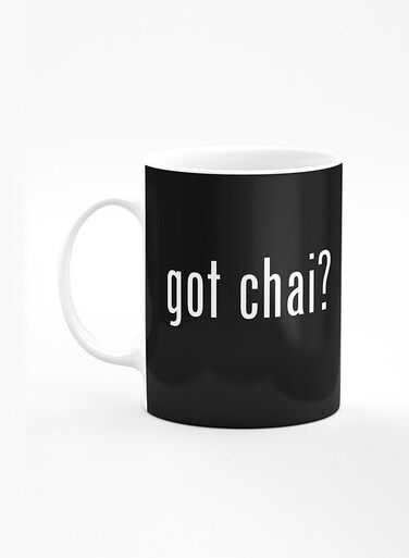 Designer Printed Coffee Mug with Heavy Duty Handle 11oz Ceramic Personalised Gift Mugs Cup [Microwave Safe &amp; Dishwasher Proof] - Got Chai