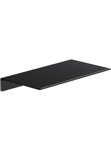 THE WHITE SHOP Small Floating Shelf for Wall Storage, Mini Display Shelf for Collectibles, Metal Wall Shelf for Bathroom/Living Room/Kitchen/Bedroom(20CM)