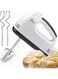 NALACAL Electric Cake Hand Mixer, Whisk Food Mixer Function on Self-Control and Turbo Boost, Pack with 4 Stainless Steel Accessory Food Beaters for Cake Bread (UK Plug)