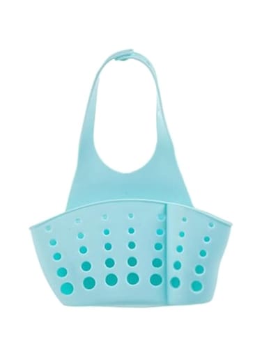 Dubai Gallery Adjustable Snap Button Sink Storage Basket Blue 215 X 165Millimeter