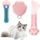 WEZCHUGHAOL Pet Food Can Supplies Set, Cat Food Can Spoons &amp; Can Lids, Cat Feeding Set, Pet Feeding Kit, Cat Strip Squeezer &amp; Cat Treat Spoon &amp; Cat Food Lids, for Cats and Dog Food Cans(3Pcs)