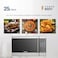 STAR TRACK 25L Digital Microwave Oven, 850W Microwave Output, 1000W Grill Power, 10 Power Levels, Mirror Glass Door, ST-MW1000-DIB25