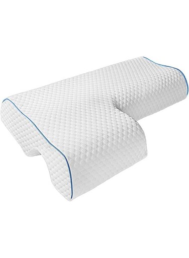 Couples Pillow Arm Rest Memory Foam Anti Pressure Arched Sleeping Cuddle Cushion