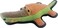 Nutrapet Alligator Dog Toy