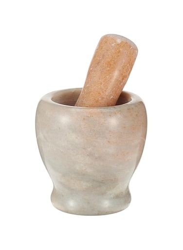 Royalford Pestle &amp; Mortar Set   Premium Marble Grinder, Sturdy Pestle &amp; Mortar Set   Mixing Bowl for Garlic Grinder Spices Herb Crusher   Durable, Long-Lasting &amp; Easy Cleaning Mixing Bowl