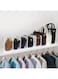 KASTWAVE White Plastic Purse Handbag Organizer, Adjustable Closet Organizer, Organizer for Closet Shelf 10 Divider, for Purse, Handbag, Sweater, Shirts in Bedroom and Kitchen