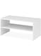 Whitmor Wood Stackable 2-Shelf Shoe Rack, 24 Inch, White