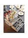 U-HOOME Acrylic Jewelry Box with 3 Drawers, Clear Earring Jewelry Organizer for Women, 4 Layers Rings Display Case Necklaces Holder Tray with Lipstick Holder Cosmetic Storage