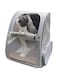 ZFZDRen Pet Carrier Backpack for Small Dog Cat Carrier Bag Pet Cat Travel Bag for Small Cats Dogs Portable Pet Carrier Backpack for Travel Hiking Outdoor (Grey)