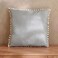 Home Olive Pom Pom Trimmed Outdoor Cushion 45x45cm