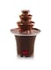 Nzbb Mini Chocolate Fondue Fountain Stainless Steel 3 Tier Cascading Deluxe Electric Dessert for Party Wedding Hotel