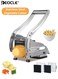 Stainless Steel Fruit Vegetable Cutter Heavy Duty Potato Chipper French Fries Slicer for Carrot Cucumber Onion Multi-Purpose Kitchen Chopper