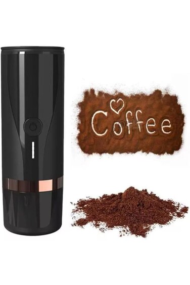 Portable Manual Coffee Maker, Compatible with Capsules and Ground Coffee, Fast Brew 3-4 Minutes.