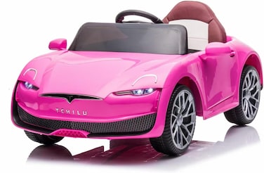 Lovely Baby LB 1060L Kids Battery Operated Ride-On Car with Remote, 12V, MP3, 100% Assembled , for Kids Ages 1-4 - Pink