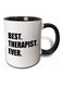 Best Therapist Ever Mug Black/White