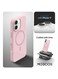 Mobcos iPhone 17 Pink Elite Ring Premium Silicone MagSafe Case for iPhone   Silky Soft Touch   Military-Grade Shockproof Protection   Strong Magnetic Compatibility   Luxury Slim Cover