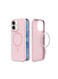 Mobcos iPhone 17 Pink Elite Ring Premium Silicone MagSafe Case for iPhone   Silky Soft Touch   Military-Grade Shockproof Protection   Strong Magnetic Compatibility   Luxury Slim Cover