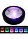 Tazweeq LED Coasters for Drinks,USB Rechargeable Light Up Coasters for Bar Beer Beverage, Wine Bottle Cup Luminous Mat Cup Holder for Party, Wedding, Bar Club (1 Pack, Black)