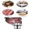 Meat Grinder, Food Chopper, 6L Stainless Steel Food Processor for Meat, Vegetables, Fruits and Nuts, Stainless Steel Bowl and Sharp Blades Meat Grinder