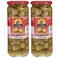 Figaro Plain Green Olives, 450g Pack of 2
