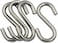 AL  ARQAM 6 Pack S Hooks Heavy Duty Hanging Hooks 304 Stainless Steel S Shaped Metal Kitchen Pot Pan Hangers Rack Hooks 6