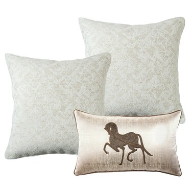 Cushion Set (Cover Only) Luther Bundle Pillow Knot Home Cover Case for Modern Sofa Contemporary Living Room Bedroom and Office Soft Filling Washable