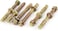 AL ARQAM Yellow Zinc Plated Expansion Bolt Anchors Gecko Car Repair Bolts M10x100mm 6pcs