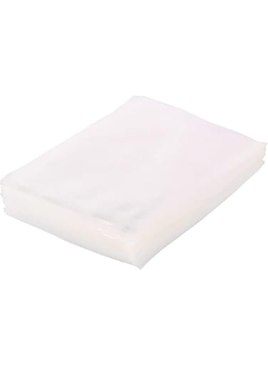 Arabest 100 Pcs Universal Vacuum Sealer Bags, for Food Sous Vide or Storage, Heavy Duty Embossed Seal a Meal Vacuum Storage Bags for Homes, Cafes, Bars, Offices, Teahouses (17cm*25cm)
