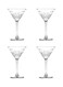 Pack Of 4 Martini Glass Clear 230ml