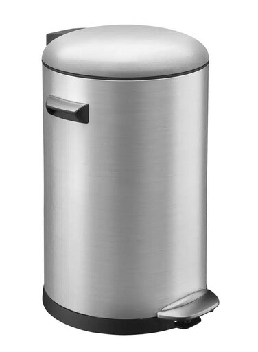 BELLE SERIES   Brushed Stainless Steel Finish   Soft-Closing   Fingerprint-Resistant   Deluxe Pedal Trash &amp; Garbage Bin   Multiple Sizes ( 5 - 30 L) To Suit Different Places   12 Liters