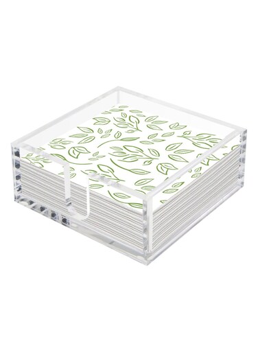 Acrylic Napkin Holder, Clear Lunch Napkin Holder, Guest Paper Towel Tray for Bathroom, Kitchen, Dining Table