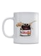 Nutella Printed Ceramic Mug White/Brown/Green