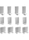 Bolivia's Stainless Steel Hooks, Traceless NO Nails-anti-rust Waterproof Shower Hooks, Heavy Duty Self Adhesive Bathroom Hooks for Bathroom, Kitchen, Hanging, Coat Robe (12 Pack)