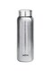 750ml (Half Litre) Stainless Steel Water Bottle &acirc;&euro;&ldquo; Single Walled, Leakproof, Easy-Grip, Easy to Carry Bottle for Gym, Home, Kitchen, Hiking &amp; Travel &acirc;&euro;&ldquo; Aqua 750 Silver