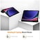 ZOOMEE Case for Samsung Galaxy Tab S10 Plus/Tab S9 Plus 12.4-Inch with S Pen Holder, Clear Transparent PC Back, Shockproof Tri-Fold Stand Tablet Cover, Auto Wake/Sleep