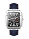 Swiss Military Alps 2 Smartwatch with Call Features, Music Playback, 1000 Songs Storage, IP67, Fitness &amp; Health, Magnetic Charging, 7-12 Days Battery Life, iOS/Android Compatible - Silver Blue