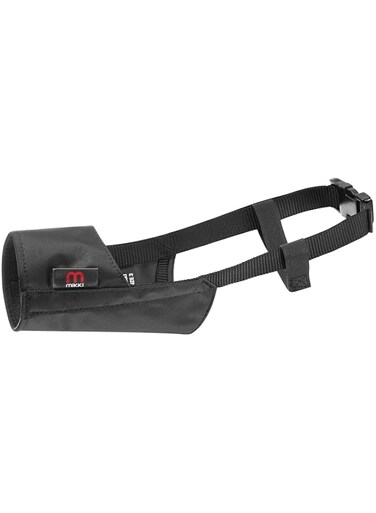 Mikki Friendly Dog Training Muzzle Easy Fit For Extra Large Dogs, Black, Size 5, 6240339